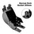 8" (200mm) Mini Excavator Trenching Bucket, 2-Tooth, Fits 25mm Pins, 90mm Pin Centers, 90mm Span