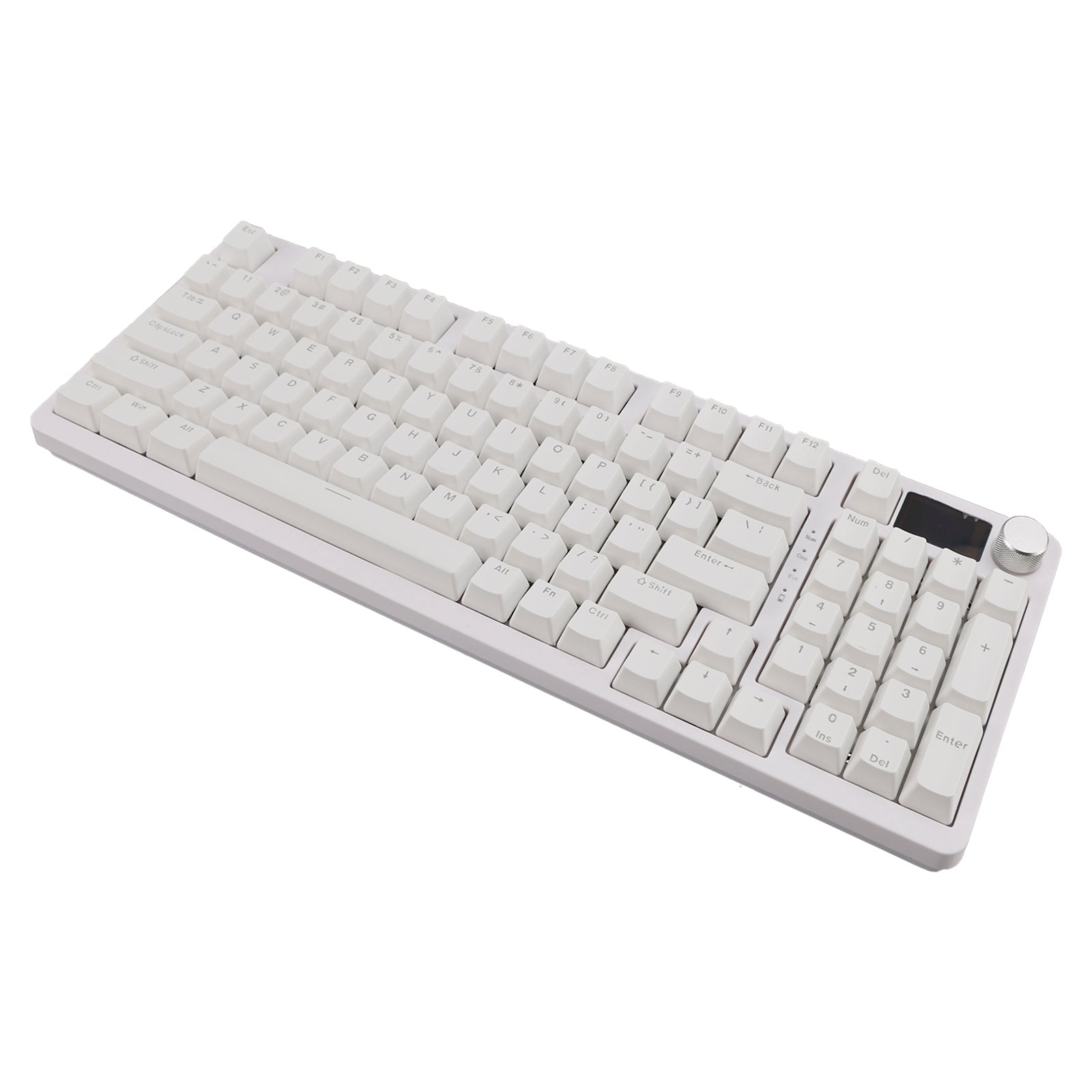 98-Key 2.4G Wireless Bluetooth Three-Mode Mechanical Keyboard RGB Hot-Swappable