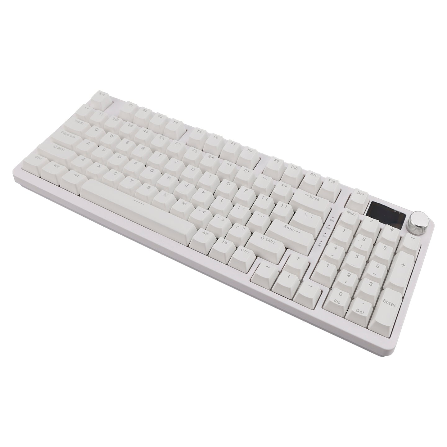 98-Key 2.4G Wireless Bluetooth Three-Mode Mechanical Keyboard RGB Hot-Swappable