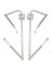 PR315500-LH +PR315500-RH Attic Ladder Hinge Arm Left+Right For Louisville Ladder