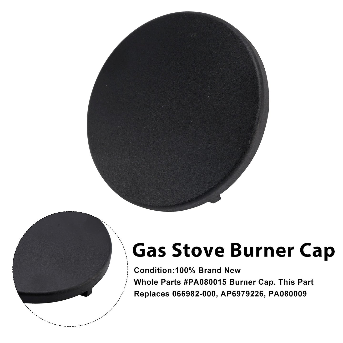 Fit for Some Viking Gas Ranges Appliance - Replaces 066982-000 Models Burner Cap Part # PA080015