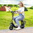 Electric Scooter with Seat for Kids Electric Scooter for Kids Ages 4-10 12.43-Mile Range Neon Lights 3-Speed Adjustable Up to 11 MPH