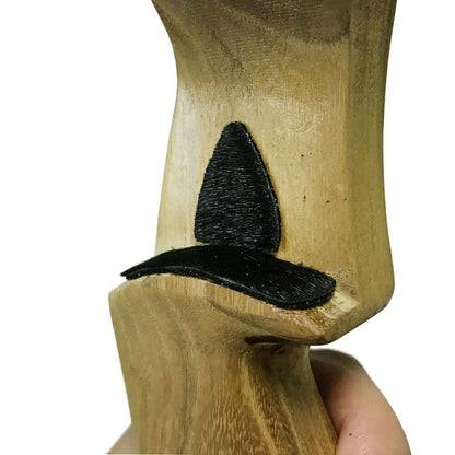 3 Pair Archery Fur Arrow Rest Leather Recurve Longbow Hunting