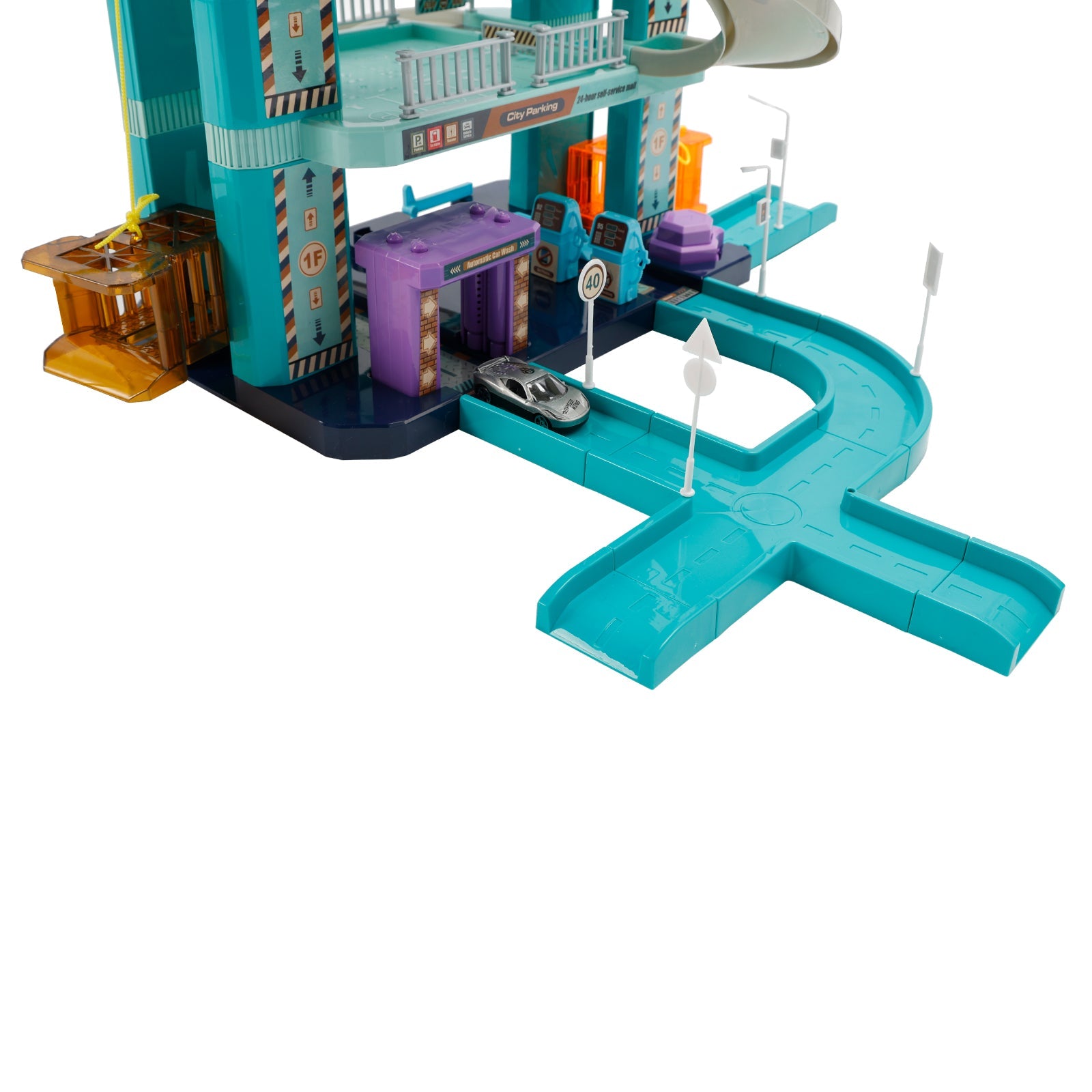 Kids Parking Garage Playset, 6 Floors, Hand-Crank Lift, 2 Cars, Ages 3-8 (Copy)