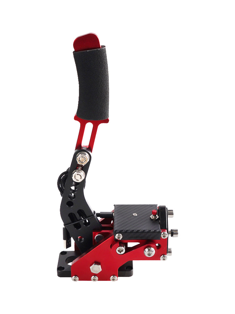 USB 3.0 14Bit Racing Handbrake for Xbox Series X/S & PC – Compatible with Logitech G920 Steering Wheel Stand (Red)
