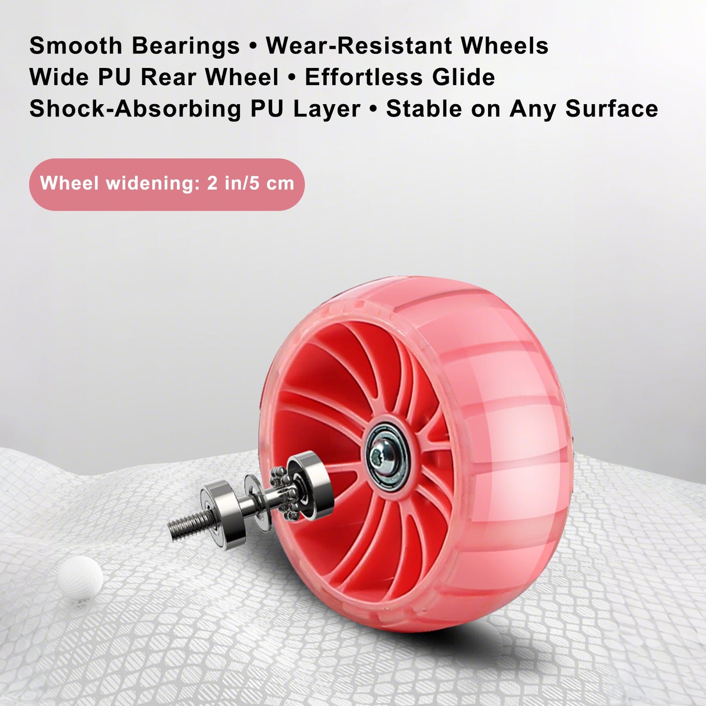 Foldable 3-Wheel Kids Scooter with Seat & Lights a?? Adjustable Handlebar (Pink)