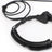 4PCS Adjustable Tactical Throat Mic Headset For Walkie Talkie 7.1mm Plug PTT