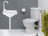 2-in-1 Outdoor Garden Water Fountain and Faucet No-Punch Bathroom Wash Basin