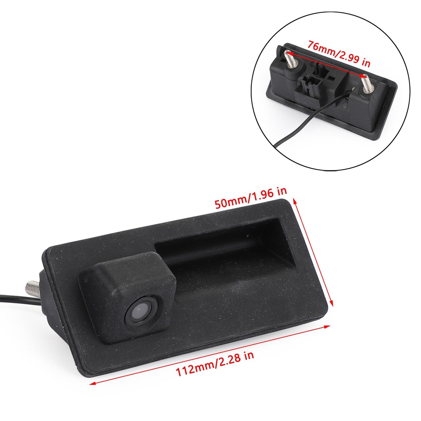 Car Rear View Backup Trunk Handle Camera Fit for A4L A6L A3 S5 S3 Q3 Q5 Q7