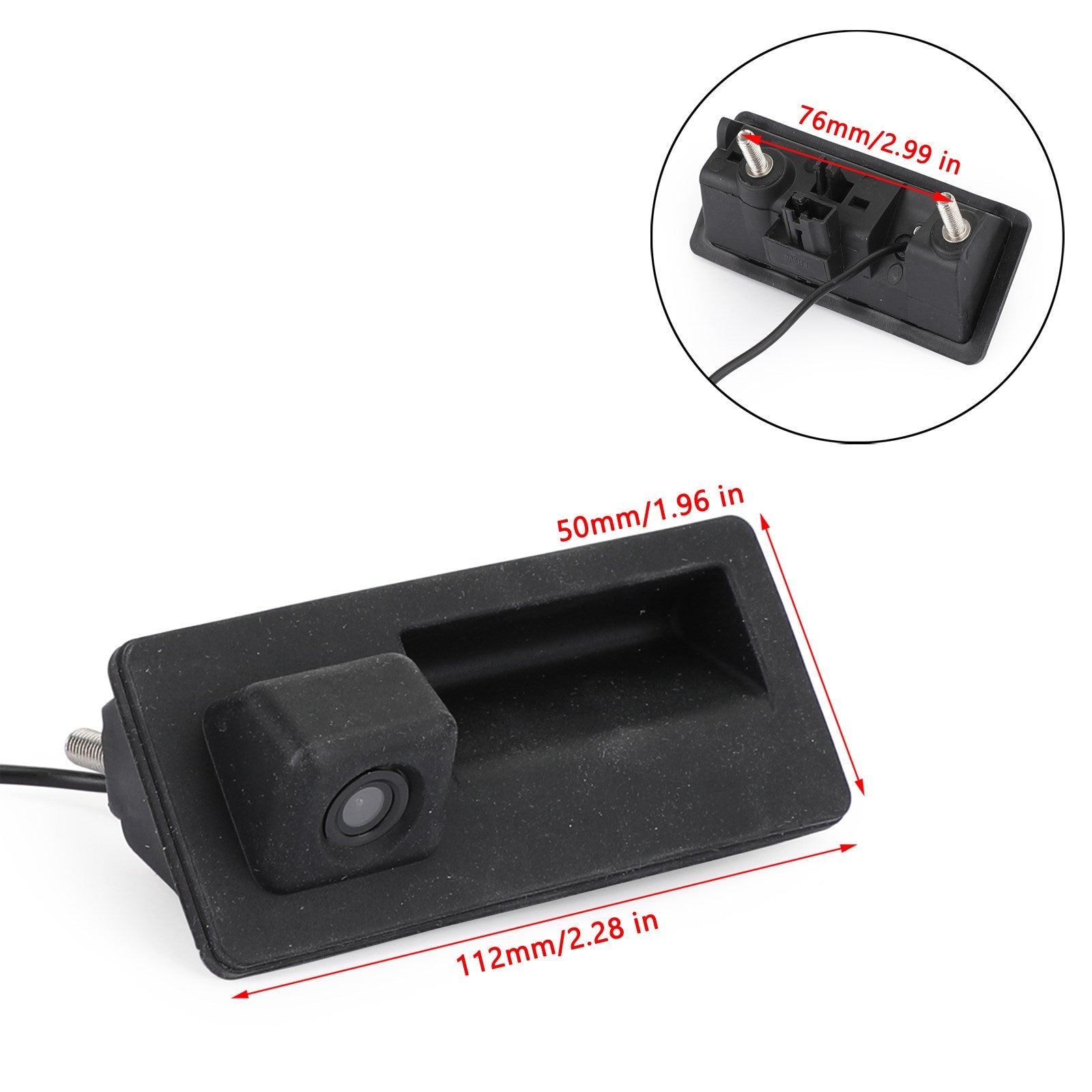 Car Rear View Backup Trunk Handle Camera Fit for A4L A6L A3 S5 S3 lsfb3 Q5 Q7