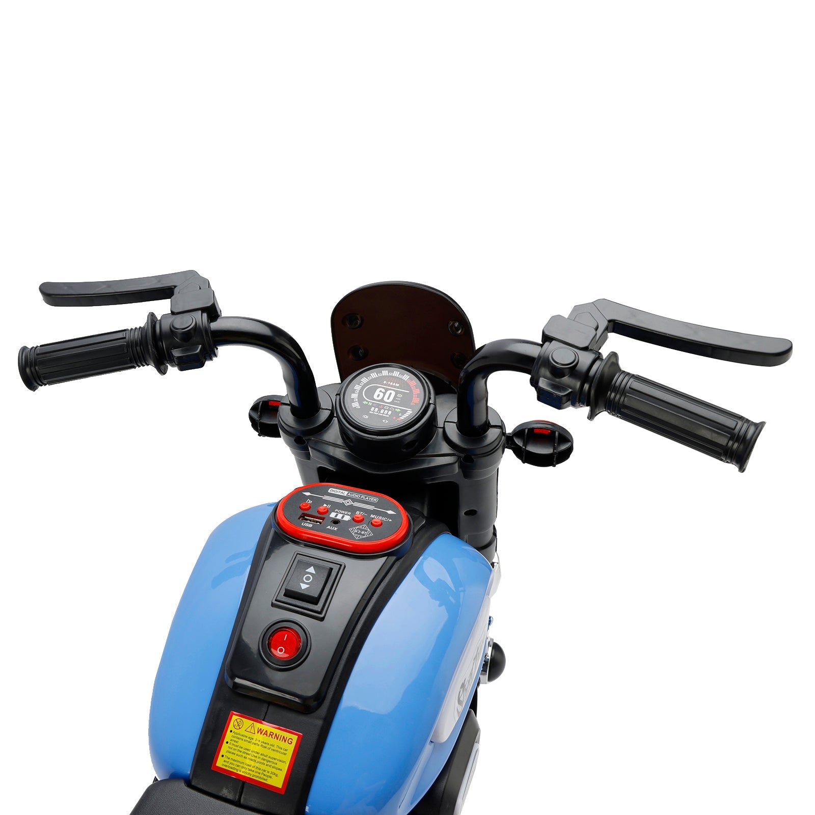 3-Wheel Kids Ride-On Motorcycle 6V (Blue) | Dual Drive (Copy)