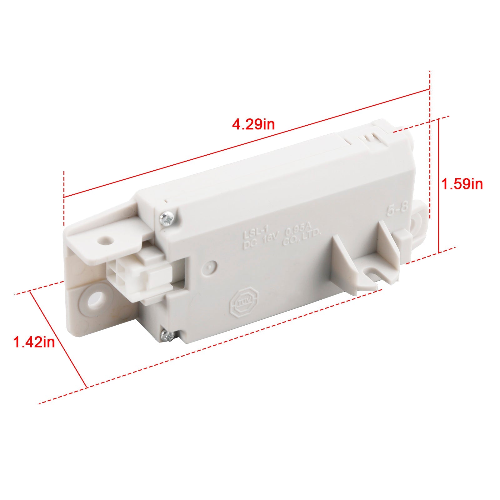 EBF61215202 Washer Lid Switch Assembly for LG replaces AP5597170 2667077