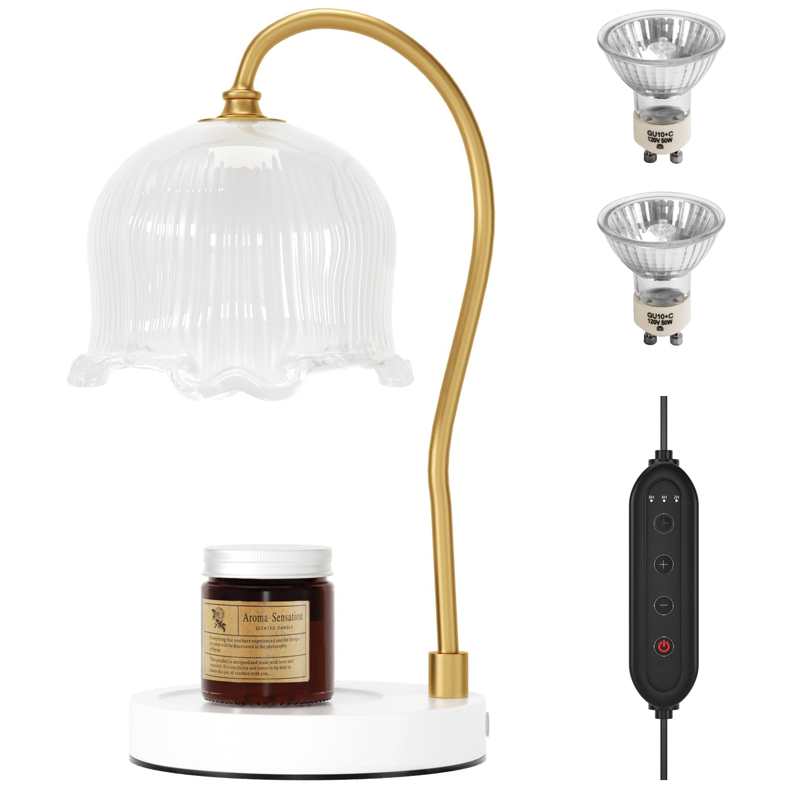 Dimmable Candle Warmer Lamp - With Timer