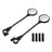 Rotatable Adjustable Wide Angle Rear View Bike Handlebar Mirror 2 Pack