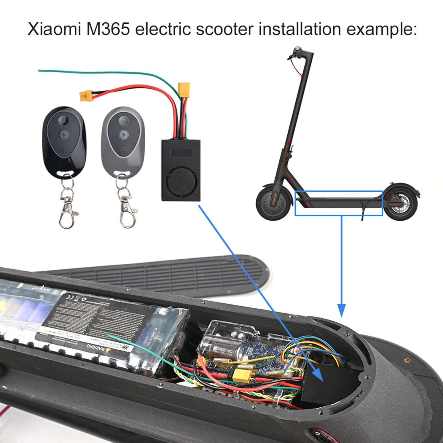 Electric Scooter Anti-Theft Alarm suitable For Xiaomi M365/MAX G30 Scooter
