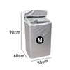 Dustproof Washing Machine Waterproof Protective Cover Front Load Wash Dryer S-XL, M