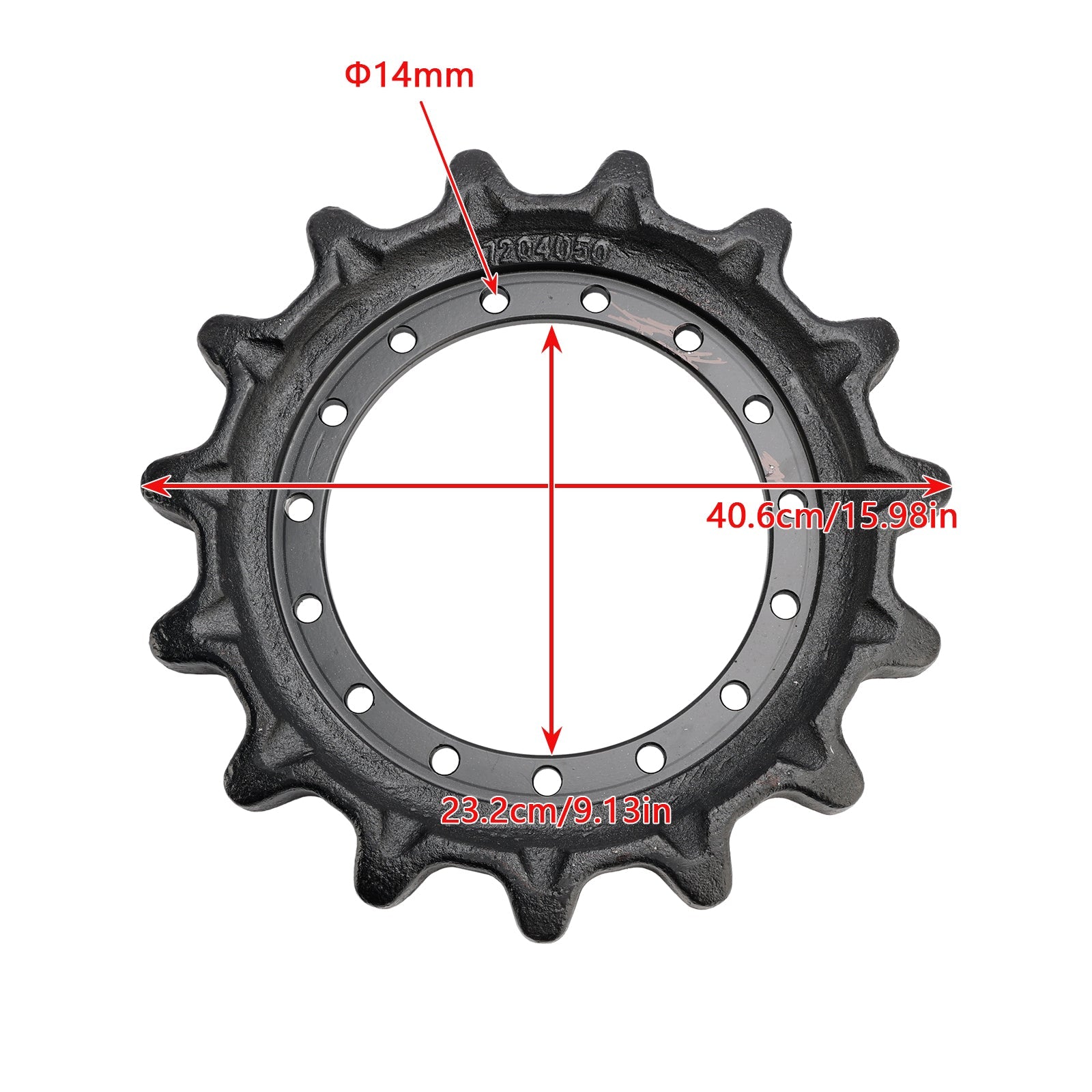 Drive Sprocket 7204050 Replacement for Bobcat T450 T550 T590 T595 & Gehl RT165