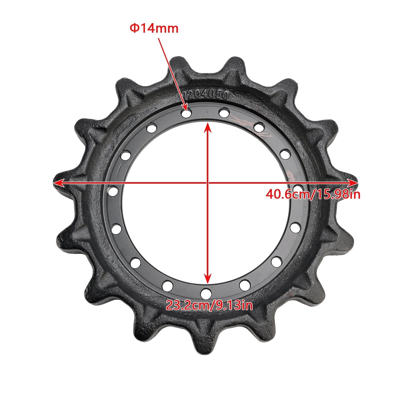 Drive Sprocket 7204050 Replacement for Bobcat T450 T550 T590 T595 & Gehl RT165