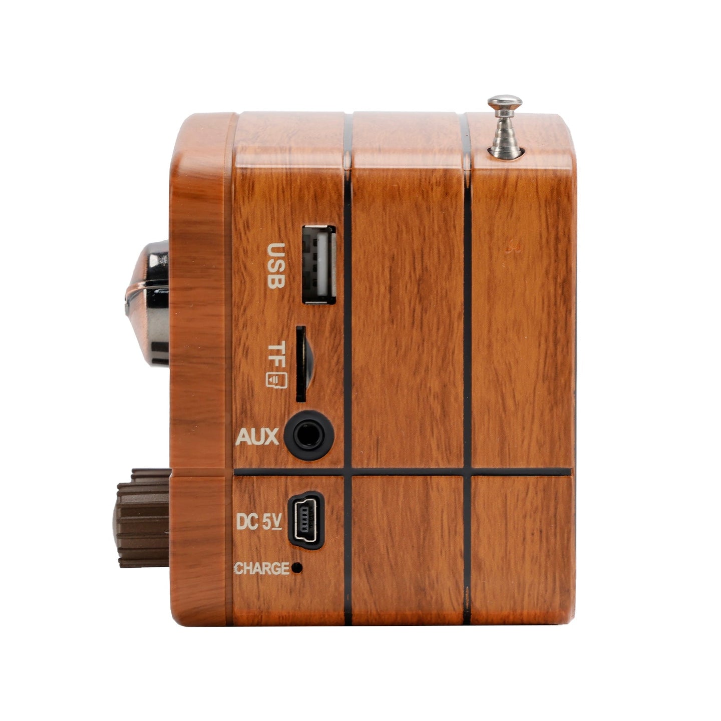 Retro Bluetooth Radio Speaker - Vintage Style Wireless Music Player with FM & Alarm