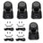 4Pcs 7 x10W Moving Head Stage Light 70W 7 LED RGBW DMX DJ Stage Party Lighting