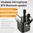 Wireless Bluetooth Speaker Dual Microphone Portable Karaoke Speaker Home Theater