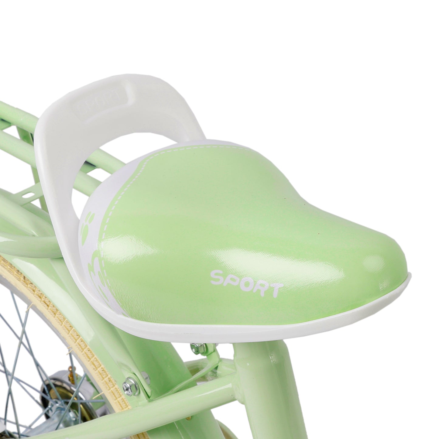 16"/18" Child Bicycle Girls Bike with auxiliary wheels & Rack & Basket