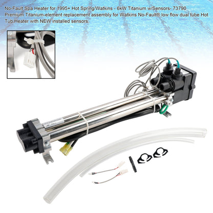 No-Fault Titanium Spa Heater for Hot Spring/Watkins/Caldera/Tiger River 73790-6KW