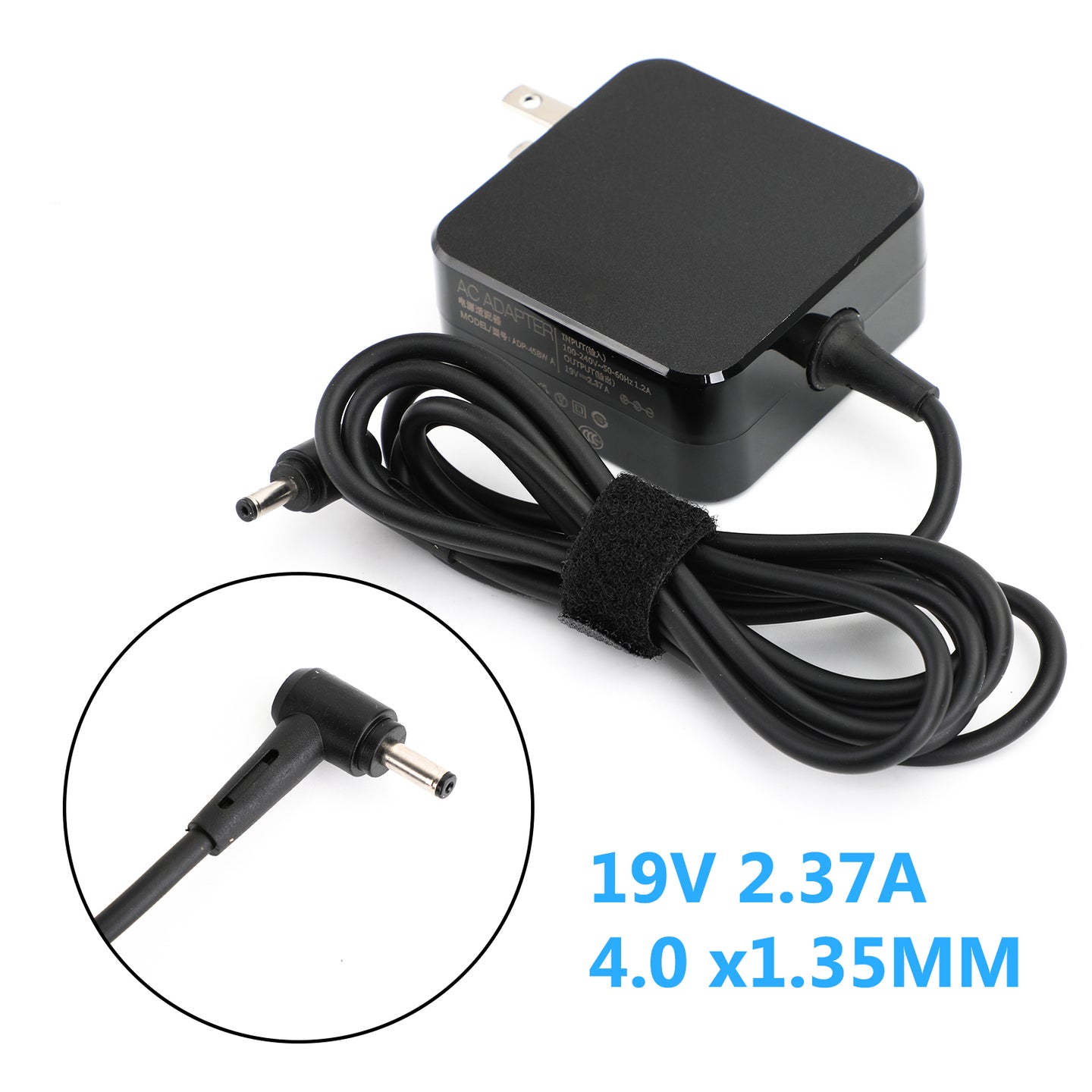 19V 2.37A ASUS Laptop Power Adapter – Compatible with Zenbook & Vivobook, ADP-45DW/A AD883J20