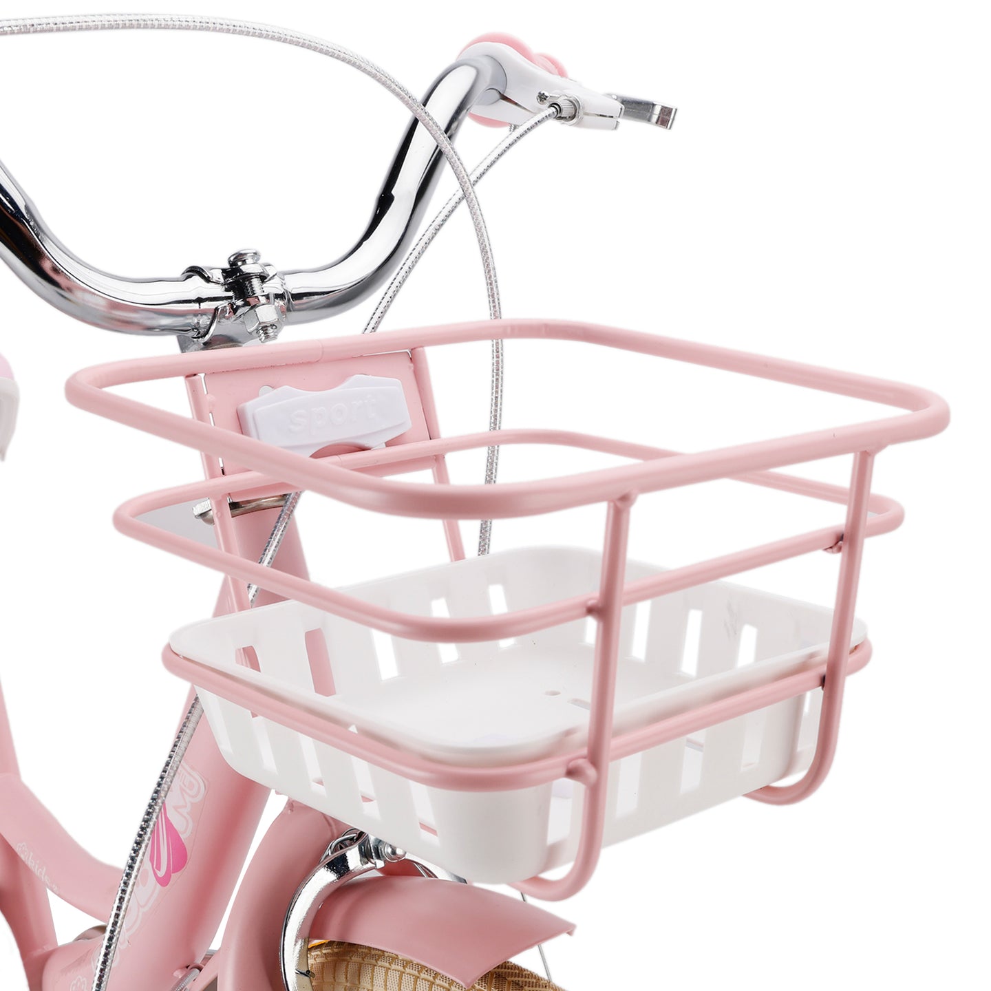 16"/18" Child Bicycle Girls Bike with auxiliary wheels & Rack & Basket