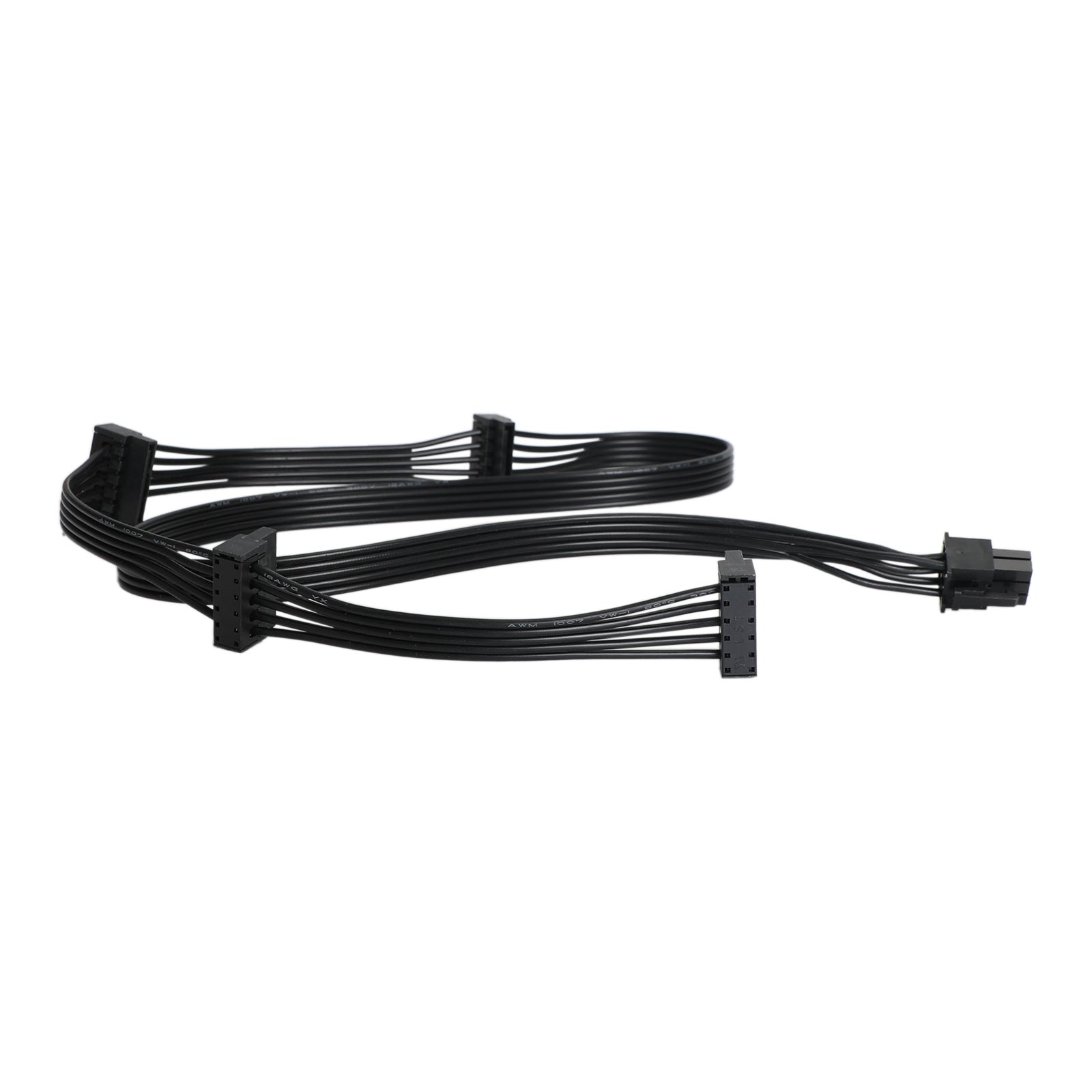 1 PC Cable PCIe GPU 6 Pin to 4 SATA Power Cable PSU fit for Corsair RM1000X
