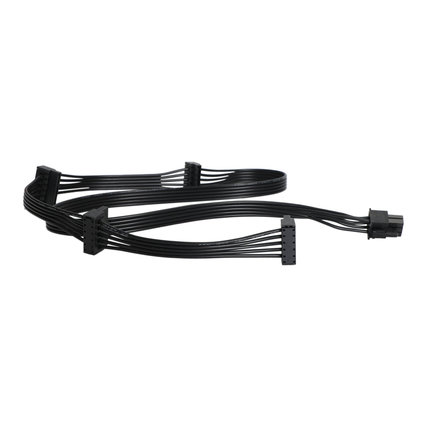 1 PC Cable PCIe GPU 6 Pin to 4 SATA Power Cable PSU fit for Corsair RM1000X