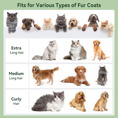 1.5L Grooming Tools for Dogs Cats Pets 5 In 1 Pet Grooming Kit Vacuum Suction Professional Pet Hair Clipper Dog Vacuum Brush for Shedding Grooming