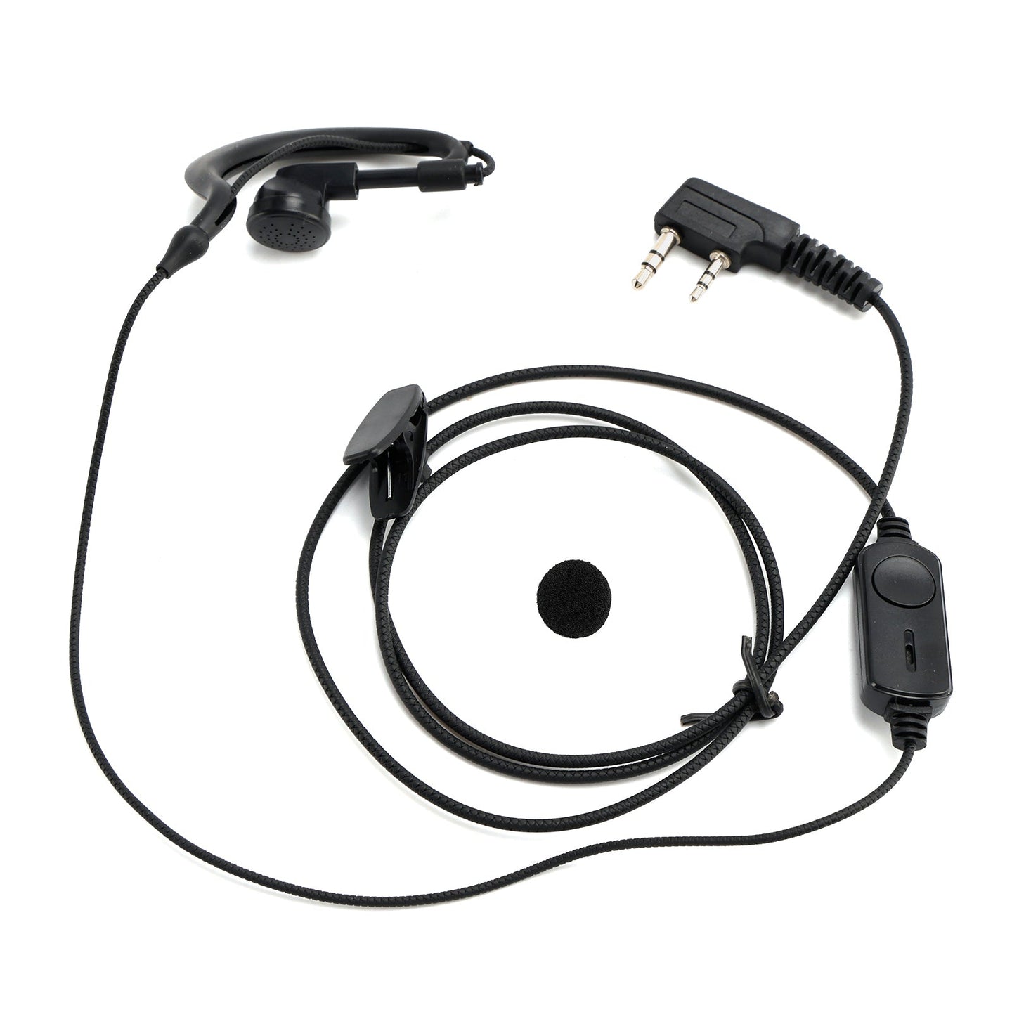 K-031 Pressure Wire Earhook Headset For TK-208 TH-D7 RPU416A KG-UVD1 TG-K4AT
