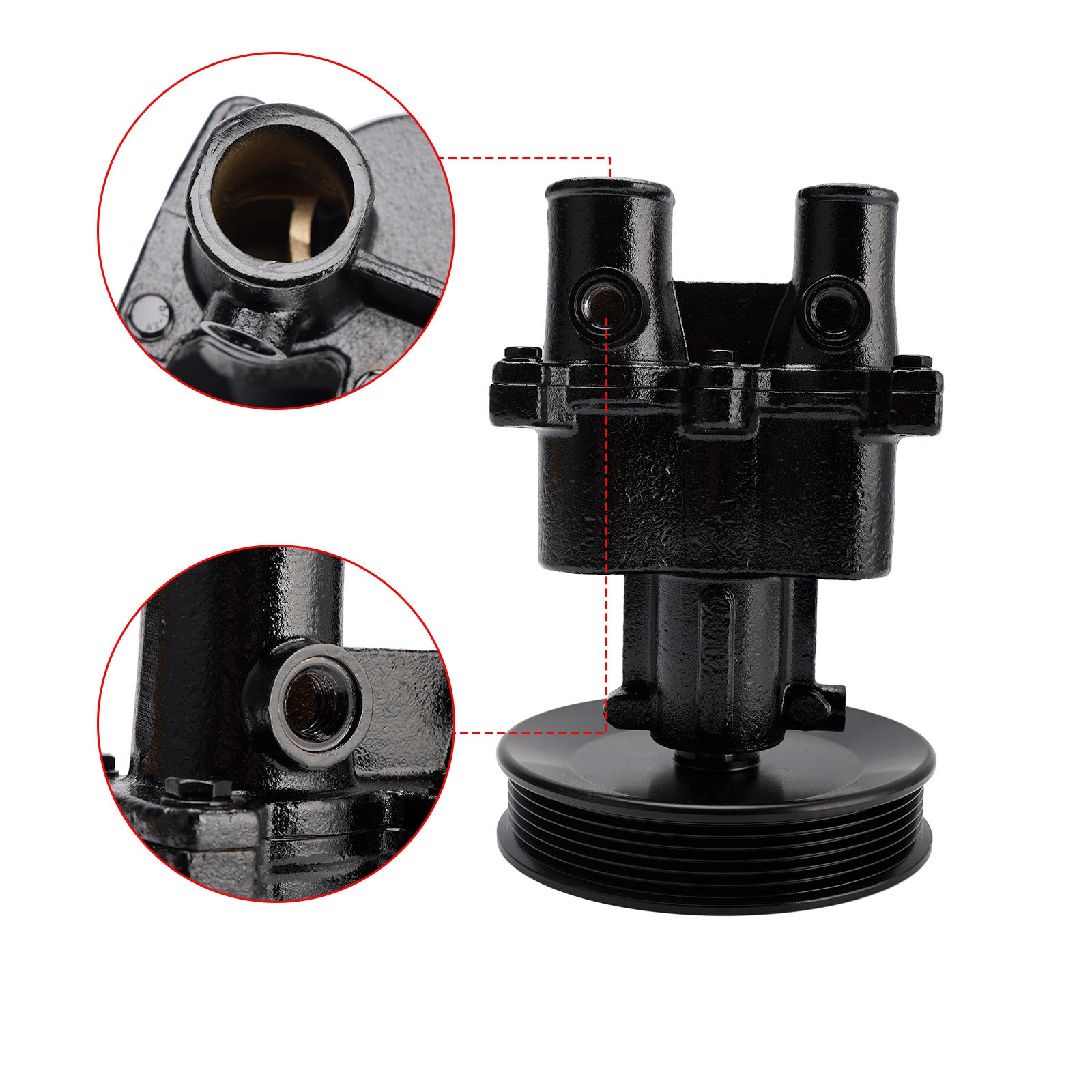 Raw Sea Water Pump for MerCruiser Mercury 496 MAG & 8.1L, Replaces 46-8M0139994, 46-862914-T10