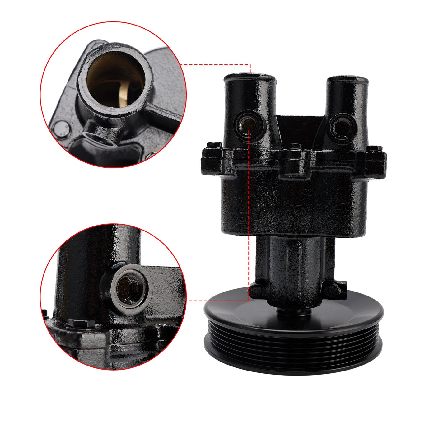 Raw Sea Water Pump for MerCruiser Mercury 496 MAG & 8.1L, Replaces 46-8M0139994, 46-862914-T10
