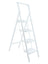 4 Step Ladder, Foldable Step Stools for Adults Anti-Slip Pedal, Lightweight