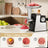 5-in-1 Electric Meat Grinder 600W – Meat Grinder with Sausage Stuffer, Kubbe Kit & Vegetable Slicer