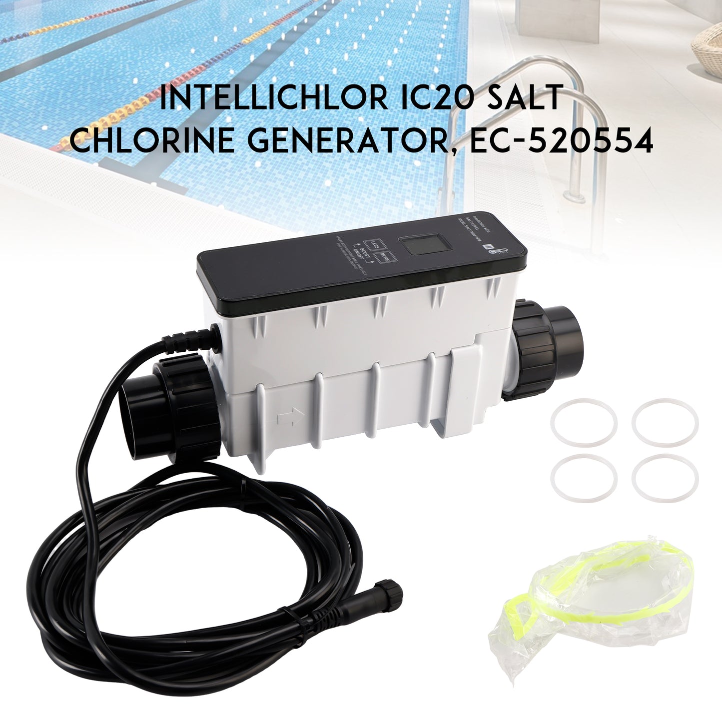 IC20 Salt Chlorinator System – Saltwater Pool Sanitizer for Up to 20,000 Gallons (Copy)