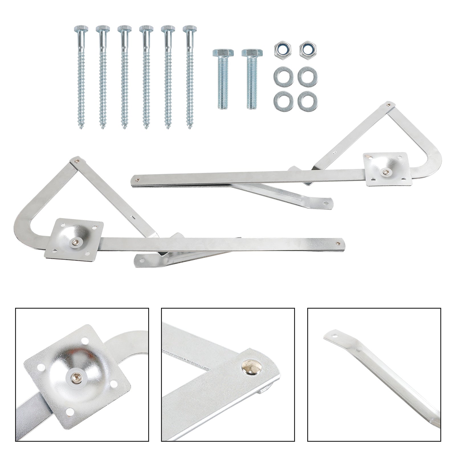 Attic Ladder Spreader Hinge Arms for 2010-Up 55-2 MFG Werner Mk 5 Wu2210 W2208 W2210 Pull Down Attic Stair Counter Balance Arms Hinge