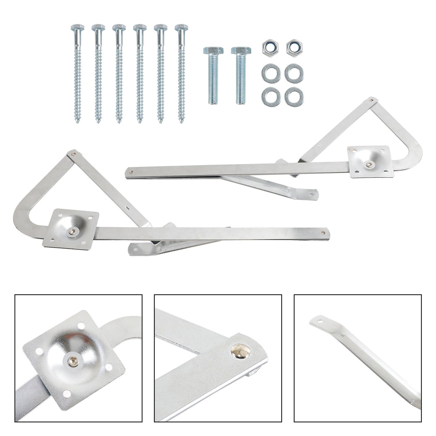 Attic Ladder Spreader Hinge Arms for 2010-Up 55-2 MFG Werner Mk 5 Wu2210 W2208 W2210 Pull Down Attic Stair Counter Balance Arms Hinge