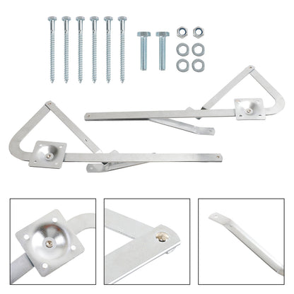 Attic Ladder Spreader Hinge Arms for 2010-Up 55-2 MFG Werner Mk 5 Wu2210 W2208 W2210 Pull Down Attic Stair Counter Balance Arms Hinge