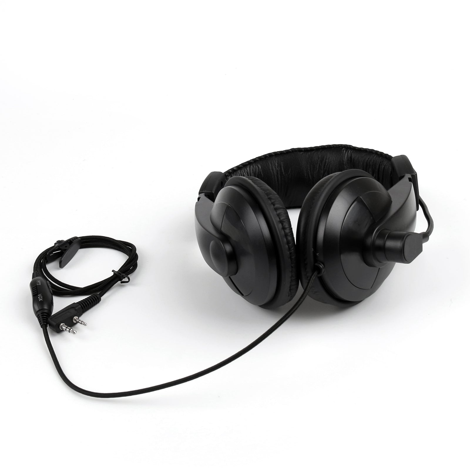 1x Heavy Duty Overhead Headset Boom Mic PTT For Kenwood Puxing Baofeng Radio (Copy)