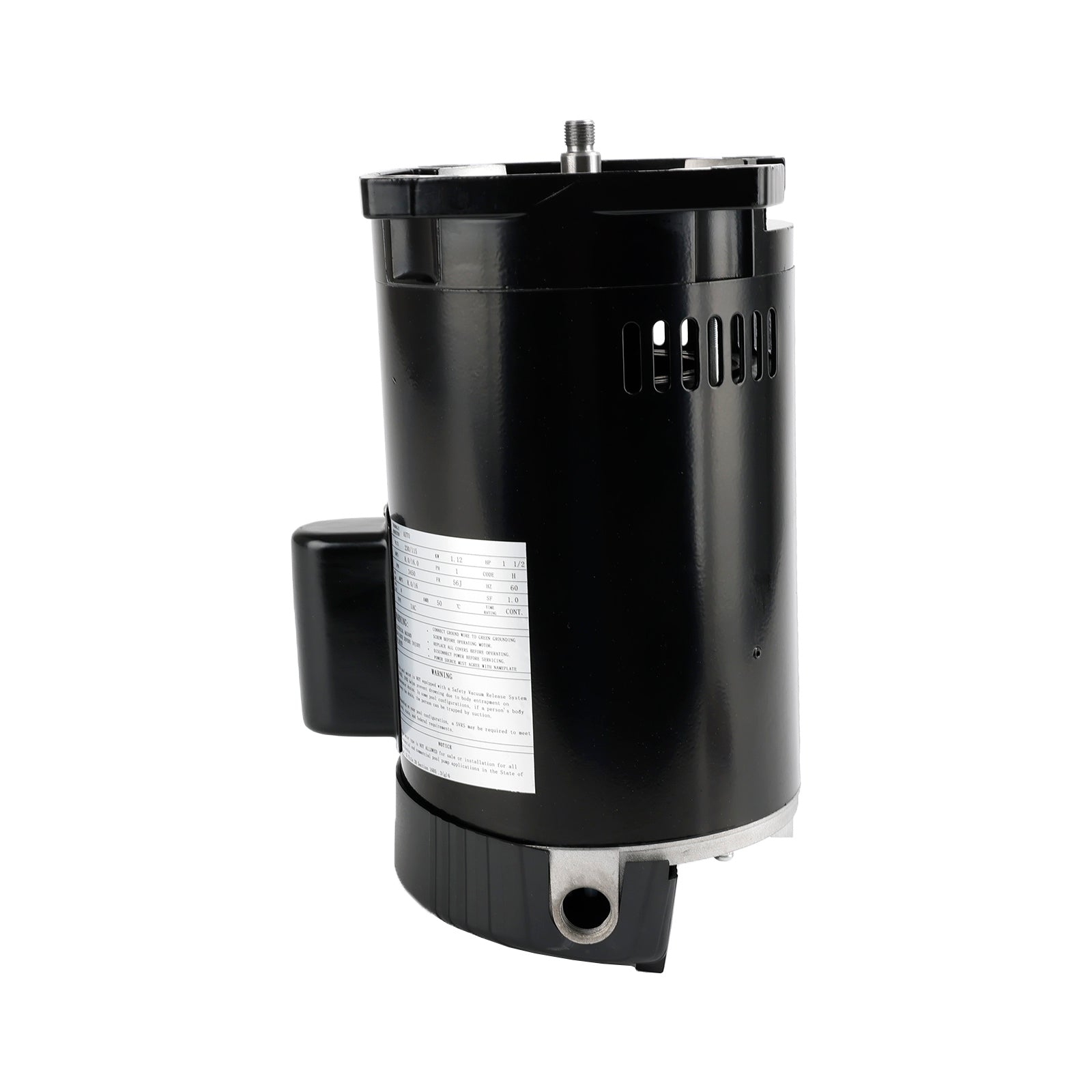 B2854 Pool Pump Motor, 1.5 HP, 56Y Frame, Square Flange Replacement for Pentair Whisperflo & Challenger Pumps, 115V/230V