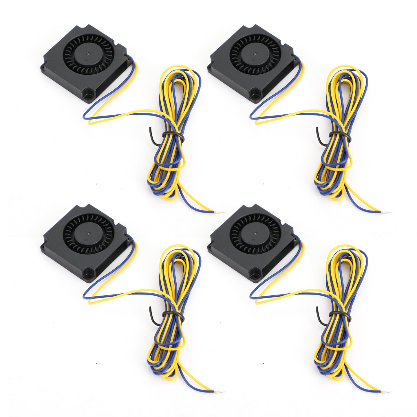 4x 3D Printer Hotend Radial Turbo Blower Fan DC 12V Accessory For Creality CR-10
