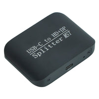 Type-C to HDMI+DP Laptop Splitter Two-Screen Display One Input and Two Output