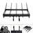Mini Excavator Rake Attachment for 25mm Pins, 90mm Centers & 90mm Span, for Land Clearing & Root Removal