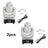 2Pcs Moving Head 120W 8Gobo Stage Lighting RGBW LED DJ DMX Beam Bar Party Light