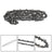 20inch Chainsaw Saw Chain 325 pitch .058 gauge 76DL Drive Links Spare Replacement