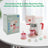 Simulation Pink Coffee Machine Play Kitchen Dishes Set Pretend Toy Kid Gift