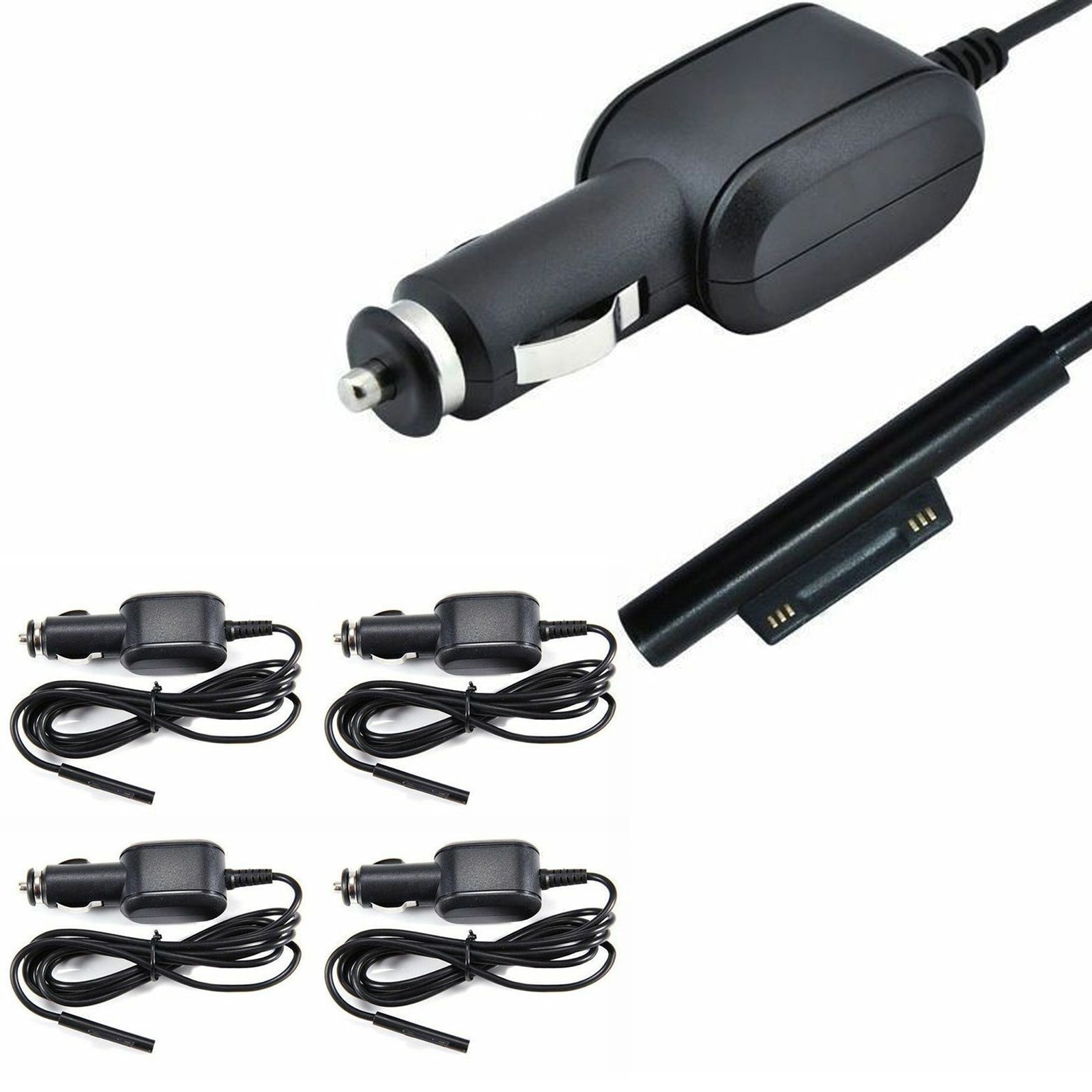 4x 12V Car Charger Cigarette Power Supply Adapter For Microsoft Surface Pro 4/ 3